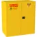 Armoire pour produits inflammables Global Industrial™, à double porte à fermeture manuelle, 120 gallons, 59" L x 35" P x 65" H