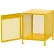 Armoire de rangement en treillis pour bouteilles de gaz Jamco, 33" de largeur x 40" de profondeur x 40" de hauteur, capacité de 4 à 6 bouteilles disposées verticalement, jaune