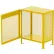 Armoire de rangement en treillis pour bouteilles de gaz Jamco, 33" de largeur x 22" de profondeur x 40" de hauteur, pouvant accueillir 2 bouteilles à la verticale, jaune