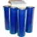 Film étirable manuel Global Industrial™, extrudé, 18" x 1 500', calibre 80, teinte bleue - Lot de 4