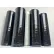 Global Industrial Stretch Wrap Film For Hand Dispenser, Cast, 80 Gauge, 18"W x 1500'L, Black Tint - Pkg Qty 4