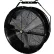 Ventilateur de refroidissement J&D Manufacturing, 36 pouces, en polyéthylène noir, avec support, 10 120 CFM, 1/2 HP, monophasé