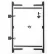 Adjust-A-Gate AG36-3, série Contractor : kit de cadre de portail réglable en acier à 3 traverses, 36-60" de largeur x 60" de hauteur, noir
