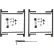 Portails Adjust-A-Gate® à double entraînement, cadre intégral et 2 rails, avec kit de tige de descente, 70" - 118" de largeur x 47" de hauteur, noir