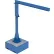 Grue à flèche portable avec socle rempli, capacité de 500 lb, portée de 112-1/8"H, hauteur sous poutre de 120-1/16"H