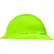 Casque de sécurité LIDGUARD® à bord large, système de suspension à cliquet à 4 points, norme CSA Type 1, couleur citron vert haute visibilité