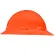 LIDGUARD® Full Brim Style Hard Hat, 4-Point Ratchet Suspension, CSA Type 1, Hi-Viz Orange