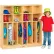 Casier pour enfants Jonti-Craft® Neat-N-Trim, 8 compartiments, 48" de largeur x 15" de profondeur x 50-1/2" de hauteur, contreplaqué de bouleau