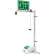 Hughes® Combination Shower, Wall Mount, Closed ABS Bowl, Stainless Steel Pipe