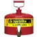 Bidon de sécurité Justrite® pour laboratoires, type I, robinet en laiton, 2,5 gallons, rouge