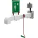Douche à jet plat Hughes®, fixation murale, tuyau en acier inoxydable, pomme de douche en nylon 6, 20 GPM, 240 V