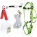 Kit de sécurité PeakWorks® pour couvreurs, support réutilisable, longe de 2 pieds, ligne de vie verticale de 50 pieds