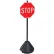 Magic Master XL-PP3-72 : socle portable pour panneau à roulettes avec mât XL, mât de 72 pouces, noir