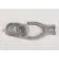 Justrite® 8496 - Pince manuelle pour fil antistatique flexible en bobine de 10 pieds - Borne de 1/4"