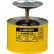 Bidon à piston Justrite, 2 quarts, jaune, 10218