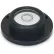 Niveaux « Bull's Eye » J.W. Winco GN2277, en aluminium, à fixation en surface, diamètre du moyeu : 0,67", diamètre de la base : 0,98", noir