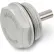 Bouchon fileté magnétique en aluminium J.W. Winco 738-26-G1/2 avec joint en NBR - Filetage de tuyau G 1/2"