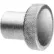 J.W. Winco GN676.5 Bouton poussoir/tirant en acier inoxydable avec bord moleté, fileté, diamètre 31 mm, longueur 27 mm, filetage M8x1,25