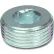 Bouchon fileté en acier J.W. Winco 906-ST-R1/4-A avec filetage conique R 1/4"