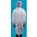 Anti-Static KeyGuard® 3 Pocket Frock, Mandarin Collar, White, M, 30/Case