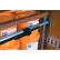 Barre ronde en aluminium Kinedyne Saf-T-Lok 10088 avec pieds pivotants – Réglable de 90" de largeur à 105" de largeur