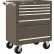 Armoire à roulettes Kennedy® K1800 à 5 tiroirs avec compartiment, 27" de largeur x 18" x 34-15/16" de hauteur, brun