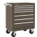 Armoire à roulettes Kennedy® K2000 à 7 tiroirs, 29" de largeur x 20" x 34-15/16" de hauteur, brun