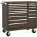 Armoire à roulettes Kennedy® K1800 à 15 tiroirs, 39-3/8" de largeur x 18" x 39" de hauteur, brun