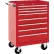 Armoire à roulettes Kennedy® K1800 à 8 tiroirs, 27" de largeur x 18" x 39" de hauteur, rouge