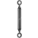 Ken Forging TB105-E-E - Ensemble de tendeur - Œillet-Œillet - 1/2-13 x 13-1/8" - Carbone - Fabriqué aux États-Unis