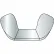 10-32 Cold Forged Wing Nut 18 8 Stainless Steel, Pkg of 500