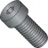 1/4-20X5/8  Coarse Thread Low Head Socket Cap Screw Plain, Pkg of 100