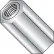 6-32X1  Entretoise en aluminium à tête femelle et embout hexagonal d'un quart, lot de 1 000