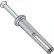 1/4X1 Mushroom Head Hammer Drive Anchor Zinc, Pkg of 100