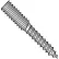 Vis à tête bombée 1/4-20 x 2-1/2, entièrement filetée - Acier inoxydable 18-8 - Lot de 100