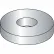 Rondelles plates 3/8 SAE en acier inoxydable 18/8, paquet de 1000