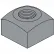 3/4-10 Heavy Square Nut Plain, Pkg of 100