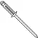 Aluminum Trebol Dome Head Rivet - 3/16 x .039 -0.118, Pkg of 2000