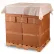 Poly Pallet Top Sheets, 60"W x 60"L, 2 Mil, White, 175/Roll