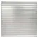 Lavi Industries, panneau mural à lattes encadré, 50-HSW1005/SA, 48" x 48", aluminium satiné