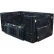 Conteneur d'expédition pliable ORBIS BulkPak, 78" de long x 48" de large x 34" de haut, capacité de 1 500 lb, noir, polyéthylène
