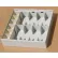Plateau de caisse Fenco Steel P-11 - 8 compartiments pour billets et 6 compartiments pour pièces - 15" de largeur x 15" de profondeur x 3-5/16" de hauteur