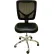 Fauteuil de laboratoire dentaire ShopSol avec assise en vinyle et dossier en maille, noir