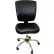 Fauteuil de laboratoire dentaire ShopSol avec assise et dossier en vinyle, noir