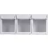 Shuter® FO-603 Tip Out Bin, 3 Drawers, 40 lb. Cap, 6-5/16"L x 23-11/16"W x 9-7/8"H, White