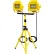 Projecteurs DEL Lind Equipment DEL 2 x 40 W pour zones à risque, montés sur trépied