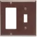 Leviton 80405-E : ensemble comprenant 2 interrupteurs à bascule et 1 dispositif Decora/GFCI, modèle standard, noir - Lot de 25