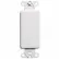 Insert multimédia vierge Leviton 80414-2W QuickPort Decora - Lot de 5