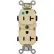 Leviton 8300-HI 20 A, 125 V, prise double, ivoire - Lot de 10
