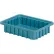 Boîte de rangement LEWISBins, 10-13/16" de longueur x 8-5/16" de largeur x 2-1/2" de hauteur, bleu clair, polyéthylène - Lot de 12